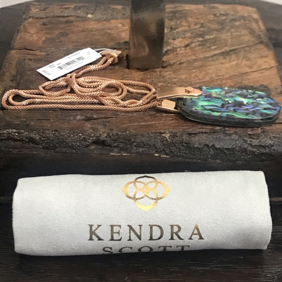 NWT Kendra Scott RSG Inez Necklace in Abalone! - Picture 8 of 11